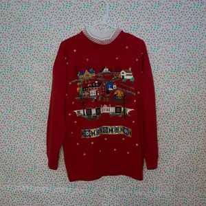 Size medium graphic mockneck vintage sweatshirt.